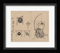 Japanese archer 1878b Fine Art Print