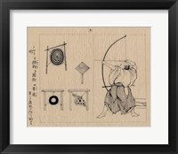 Japanese archer 1878b Fine Art Print