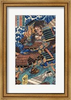 Kuniyoshi Utagawa, Suikoden Design The Struggle Fine Art Print