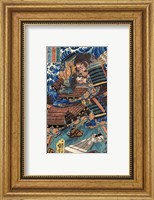 Kuniyoshi Utagawa, Suikoden Design The Struggle Fine Art Print