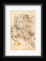 Samurai holding a halberd Fine Art Print