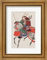Samurai on horseback Fine Art Print