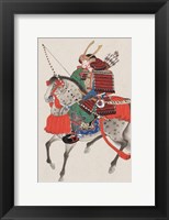 Samurai on horseback Fine Art Print