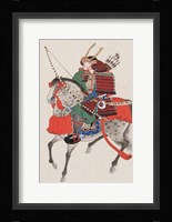 Samurai on horseback Fine Art Print