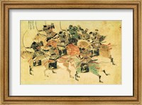 Samurais on horseback Fine Art Print