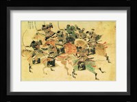 Samurais on horseback Fine Art Print