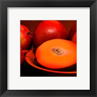 Orange Mangoes Framed Print
