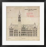 Municipal and County Buildings Toronto July 1887 Fine Art Print