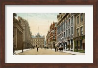 Postcard of Toronto street and post office, Toronto, Canada Fine Art Print
