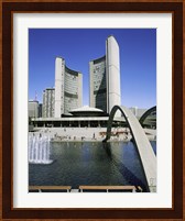 Low angle view of a building on the waterfront, Toronto, Ontario, Canada Fine Art Print