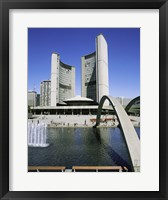 Low angle view of a building on the waterfront, Toronto, Ontario, Canada Fine Art Print