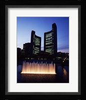 City Hall & Nathan Phillips Square, Toronto, Canada Fine Art Print