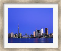 Buildings on the waterfront, CN Tower, Toronto, Ontario, Canada Fine Art Print