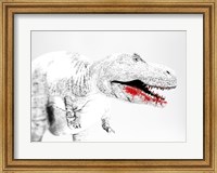 Tyrannosaurus Rex after a meal Fine Art Print