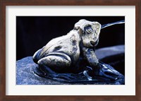 Canada, British Columbia,  Butchart Gardens, sculpture frog, fountain Fine Art Print