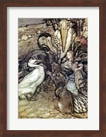 Alice in Wonderland, But who has won Fine Art Print