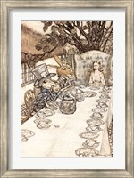Alice in Wonderland A Mad Tea Party Fine Art Print