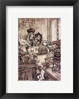 Alice in Wonderland, Who stole the Tarts Fine Art Print