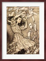 Alice in Wonderland - cards Fine Art Print
