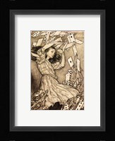 Alice in Wonderland - cards Fine Art Print