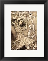 Alice in Wonderland - cards Fine Art Print