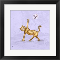 Yoga Cat II Framed Print