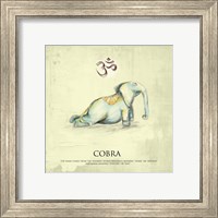 Elephant Yoga, Cobra Pose Fine Art Print