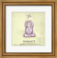 Elephant Yoga, Namaste Pose Fine Art Print