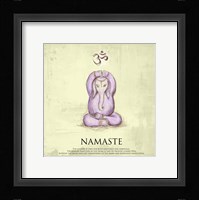 Elephant Yoga, Namaste Pose Fine Art Print