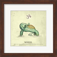 Elephant Yoga, Wheel Pose Fine Art Print