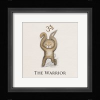 Bunny Yoga,The Warrior Pose Fine Art Print