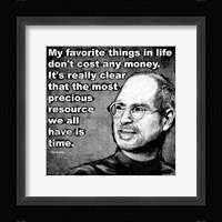 Steve Jobs Quote I Framed Print