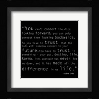 Trust Quote Framed Print