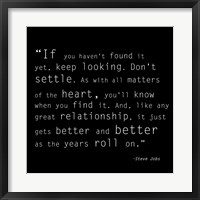 Keep Looking Quote Fine Art Print