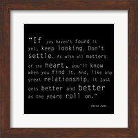 Keep Looking Quote Fine Art Print