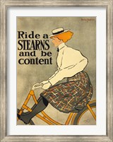 Ride a Stearns Bicycle Fine Art Print