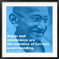 Gandhi - Intolerance Quote Fine Art Print
