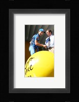 Marcos Serrano, Bernard Hinault, Tour de Francia 2005 Fine Art Print