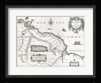 1635 Blaeu Map Guiana, Venezuela, and El Dorado Fine Art Print