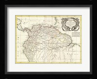 1771 Bonne Map of Tierra Firma Fine Art Print