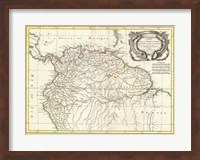 1771 Bonne Map of Tierra Firma Fine Art Print