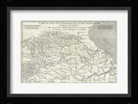 1780 Bonne Map of Northern South America, Columbia, Venezuela, Brazil Fine Art Print