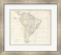 1796 Mannert Map of North America and South America Fine Art Print