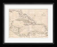 1799 Clement Cruttwell Map of South America Fine Art Print