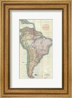 1806 Close up Cary Map of the Western Hemisphere Fine Art Print