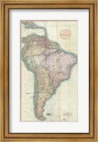 1806 Close up Cary Map of the Western Hemisphere Fine Art Print