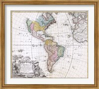 1846 Homann Heirs Map of North America Fine Art Print