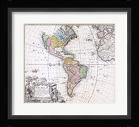 1846 Homann Heirs Map of North America Fine Art Print