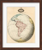 Map of South America Fine Art Print