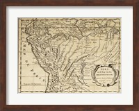 Mapa Per Sanson Fine Art Print